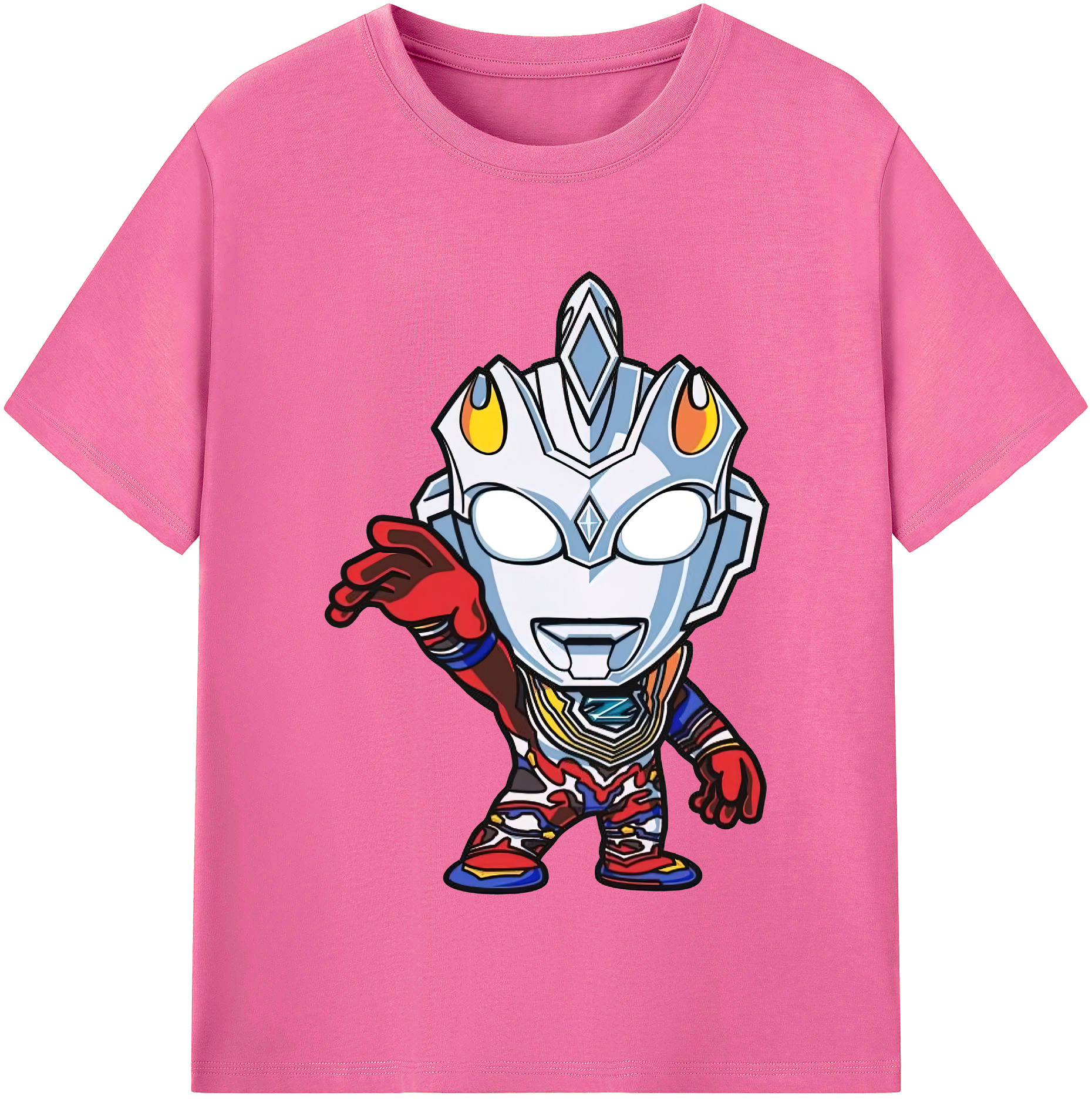 （画像用） ウルトラマン Ultraman レディースカジュアルプリントTシャツ（綿100％）